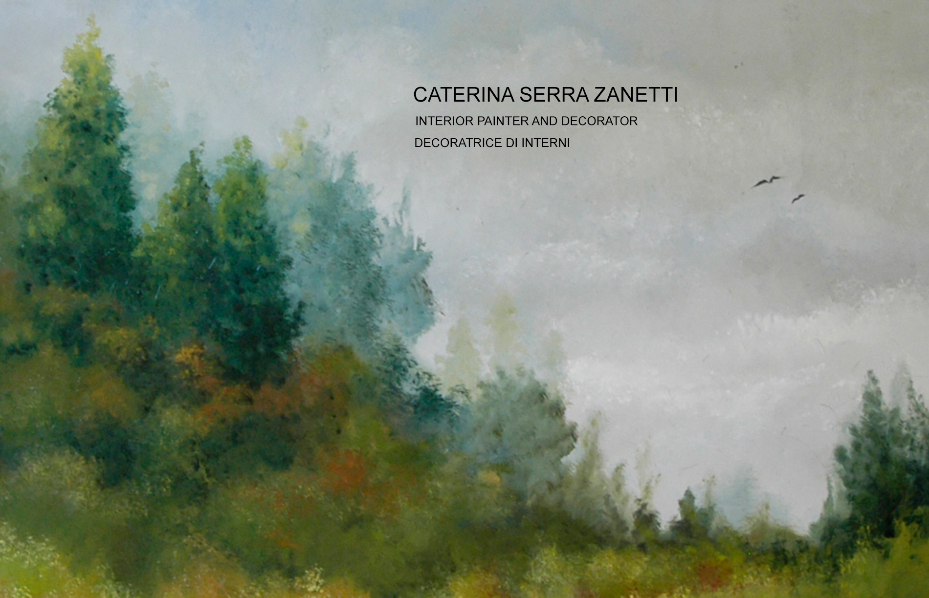 Caterina Serra Zanetti Home Page Main Image